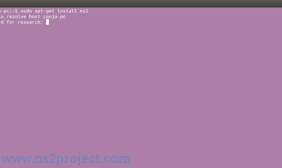 Installation of Ns2 in Ubuntu
